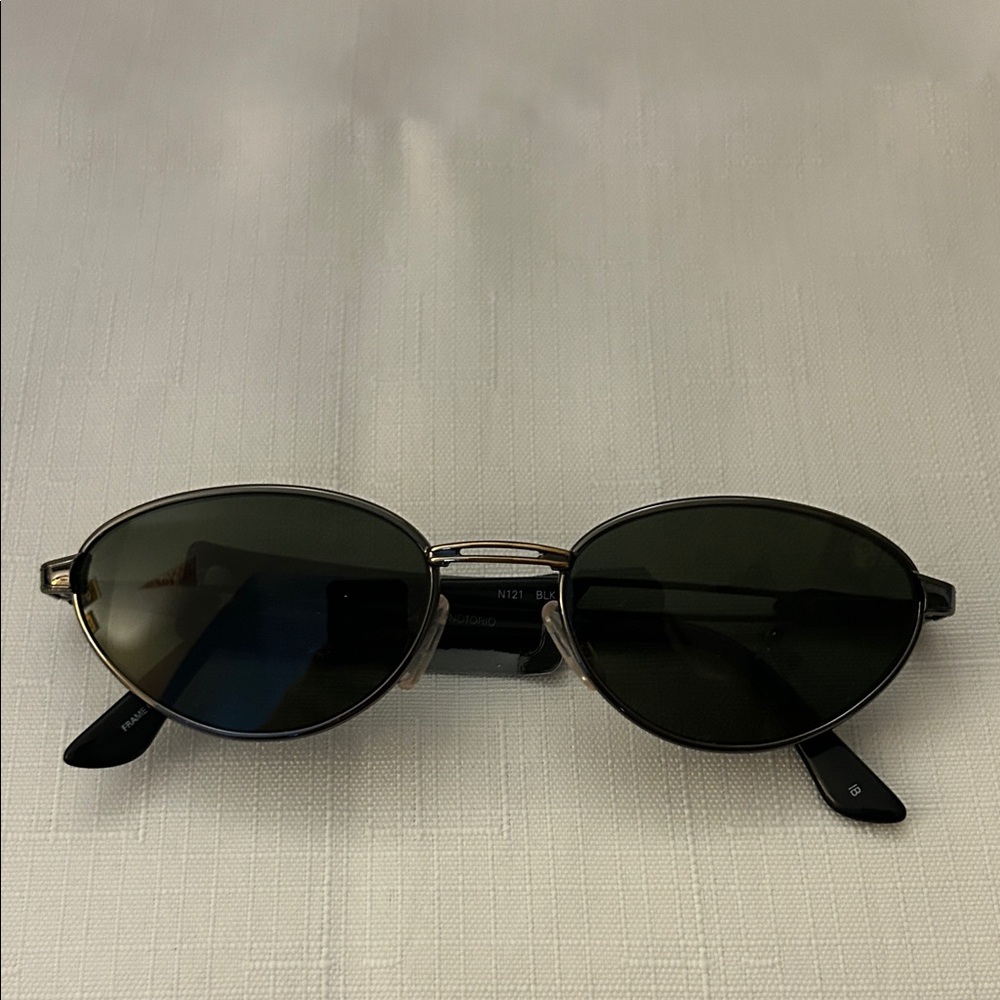 Black Oval Sunglasses